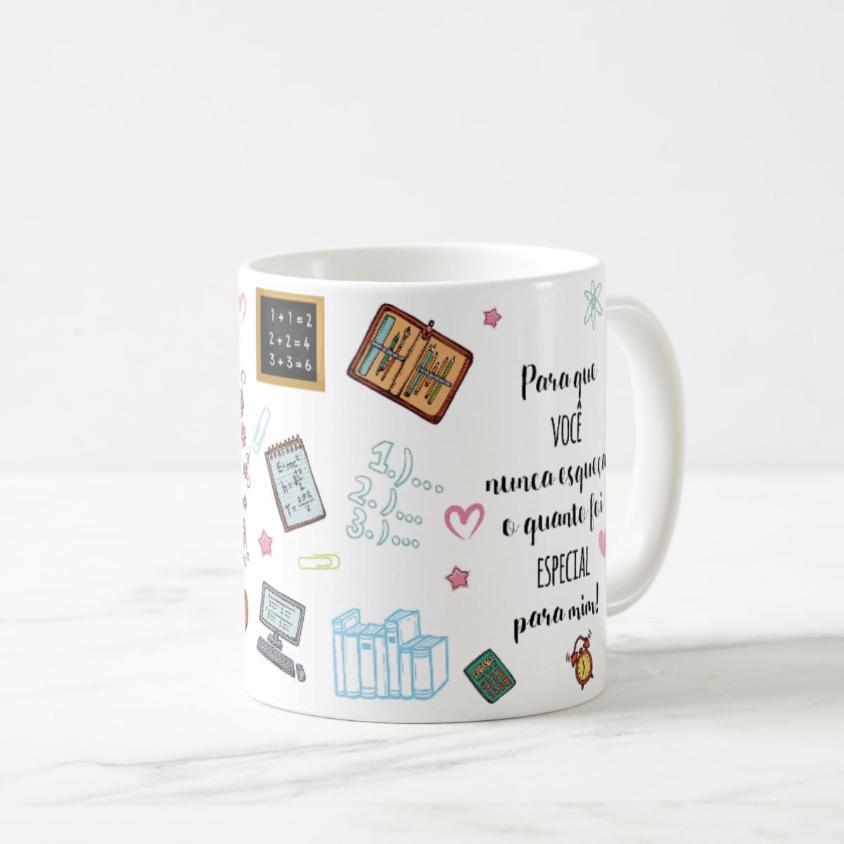 Kit 2 Canecas Personalizadas Professora Presente Melhor Professora