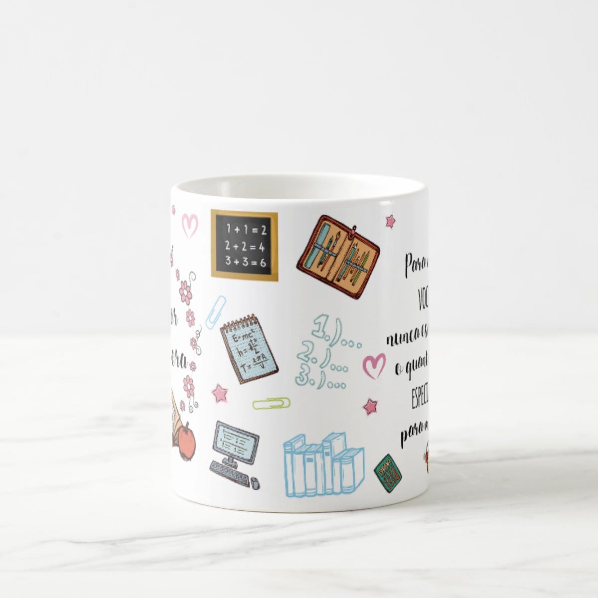 Kit 2 Canecas Personalizadas Professora Presente Melhor Professora