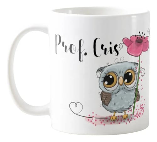 Caneca Personalizada Agradecimento Professora com Nome Aluno