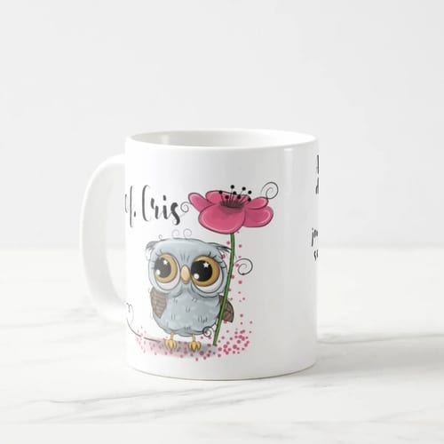 Caneca Personalizada Agradecimento Professora com Nome Aluno