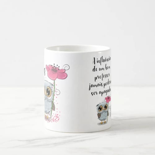 Caneca Personalizada Agradecimento Professora com Nome Aluno