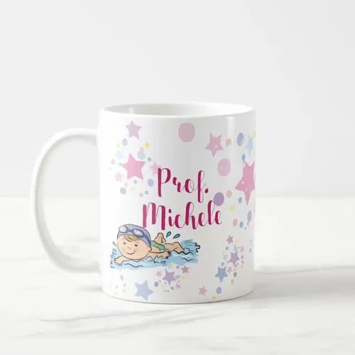 Caneca Personalizada de Presente Professoras de Natação