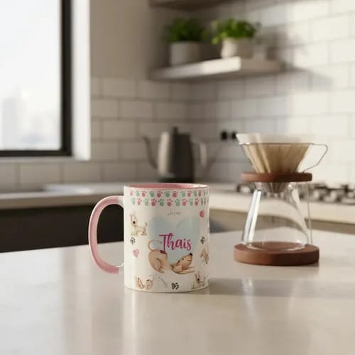 Caneca Cachorro Presente Criativo Apaixonadas Por Doguinhos - Pet (Dono de Cachorro)