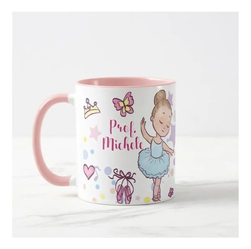 Caneca Personalizada Professora Ballet Dia do Professor