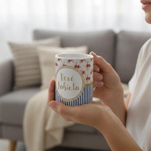 Caneca Personalizada Promovida a Avó - Dia das Mães