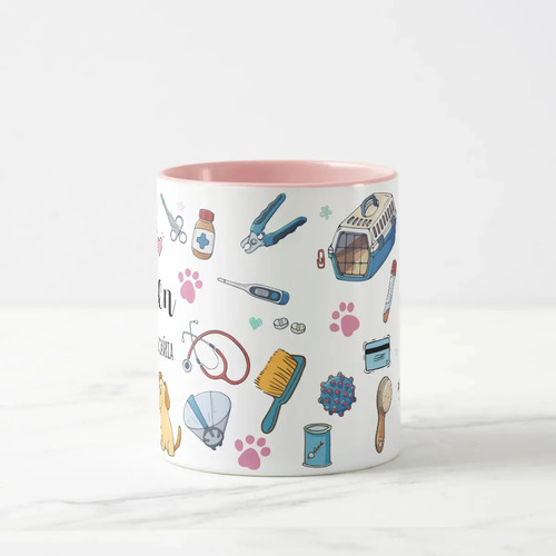 Caneca Personalizada Presente Profissão Medicina Veterinária