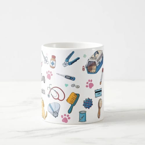 Caneca Medicina Veterinária Presente Veterinário Formatura