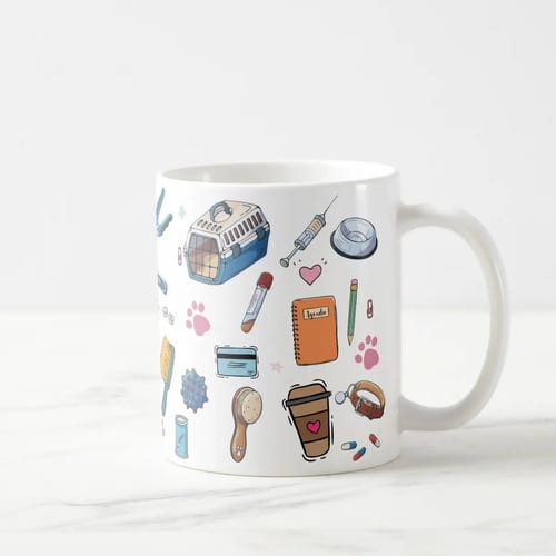 Caneca Medicina Veterinária Presente Veterinário Formatura