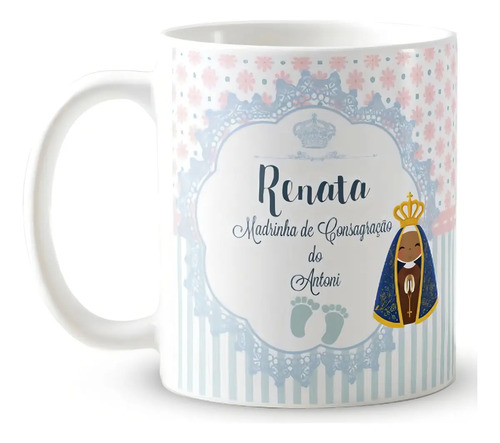 Caneca Personalizada Presente Madrinha De Consagração