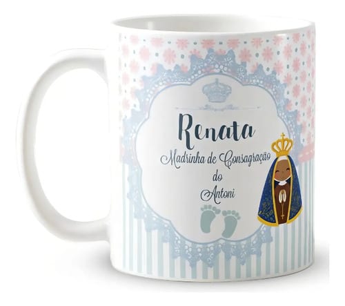 Caneca Personalizada Presente Madrinha De Consagração