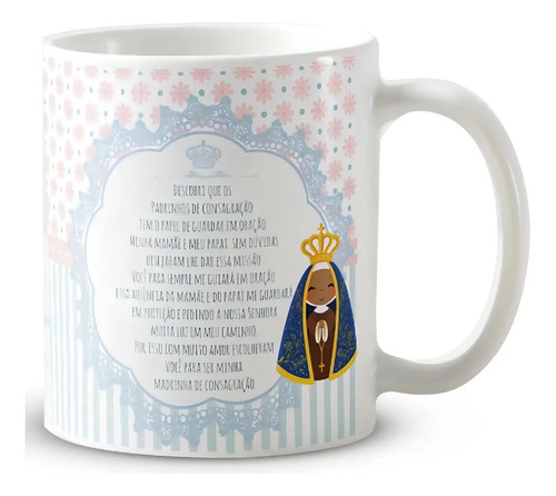 Caneca Personalizada Presente Madrinha De Consagração