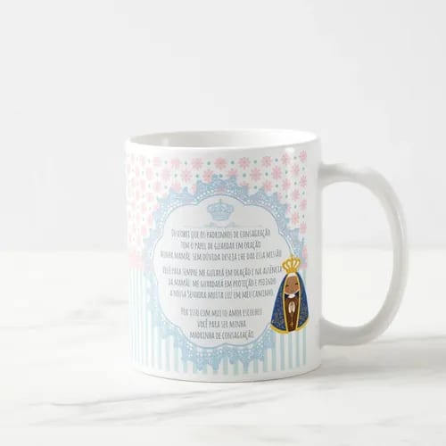 Caneca Personalizada Presente Madrinha De Consagração