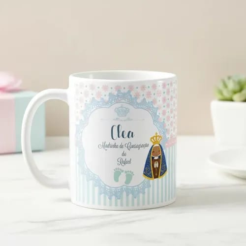 Caneca Personalizada Presente Madrinha De Consagração