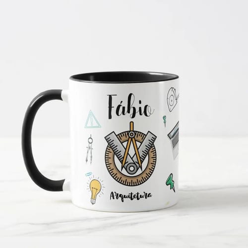 Caneca Personalizada Presente Especial Arquitetura