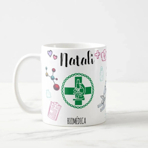 Caneca Presente Biomedicina Profissão com Nome