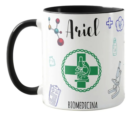 Caneca Personalizada Biomedicina Profissão Biomédico - Profissões (Biomedico(a))