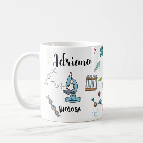 Caneca Biologia Presente Criativo Biólogo Profissional - Profissões (Biólogo(a))