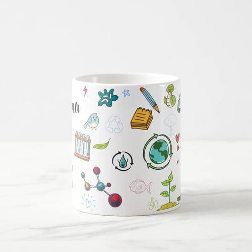 Caneca Biologia Presente Criativo Biólogo Profissional