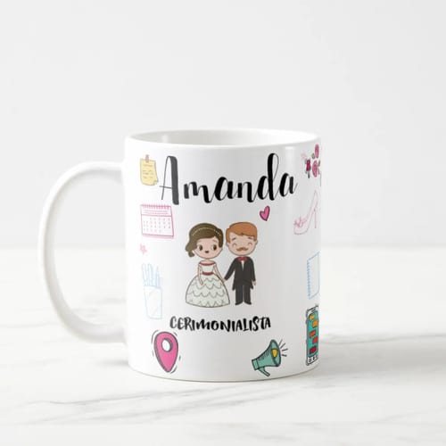 Caneca Presente Criativo Personalizado Cerimonialista