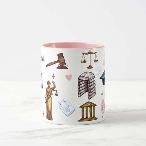 Caneca Advogada Personalizada – Presente Criativo Profissão Direito