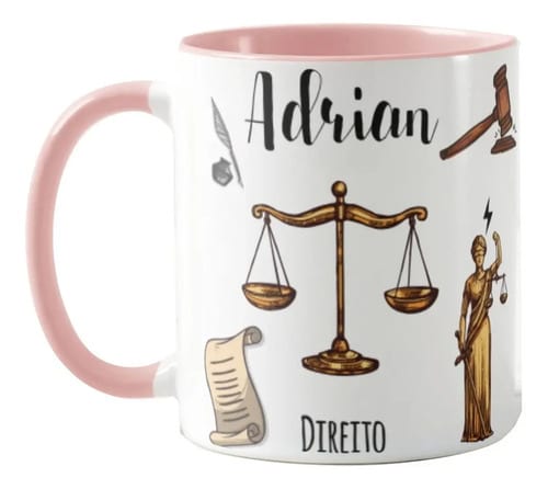 Caneca Advogada Personalizada – Presente Criativo Profissão Direito - Profissões (Advogado(a))