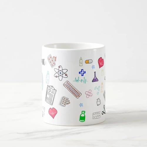 Caneca Farmácia Profissão Presente Formatura Farmacêutico
