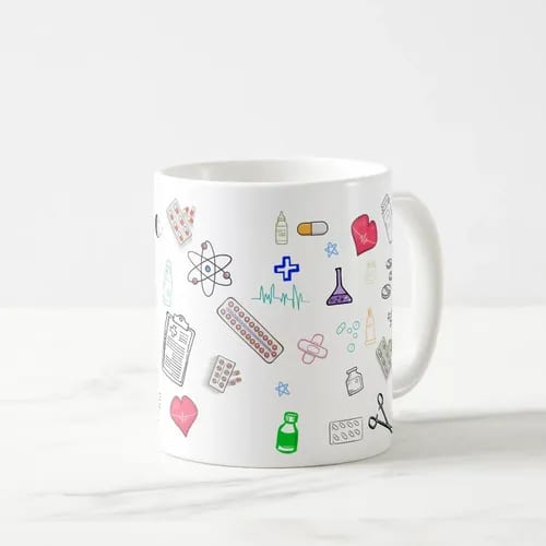 Caneca Farmácia Profissão Presente Formatura Farmacêutico