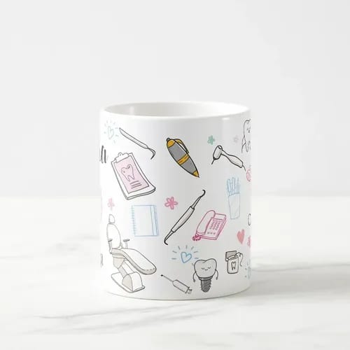 Caneca Odontologia Personalizada – Presente Criativo para Dentista