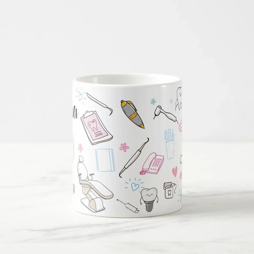 Caneca Odontologia Personalizada – Presente Criativo para Dentista