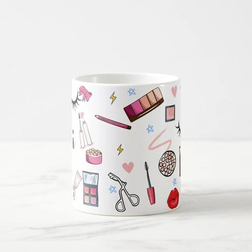 Caneca Personalizada Maquiadoras Maquilagem com o Nomes