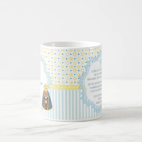 Caneca Batizado Padrinho De Consagração Presente com Nomes
