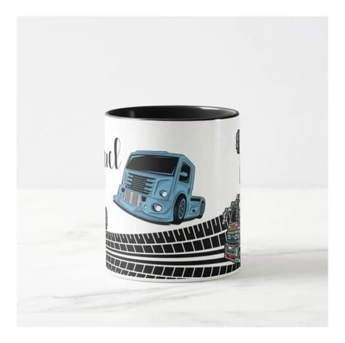 Caneca Caminhão Profissão Presente Criativo Caminhoneiro