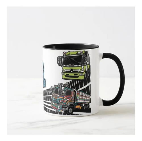 Caneca Caminhão Profissão Presente Criativo Caminhoneiro