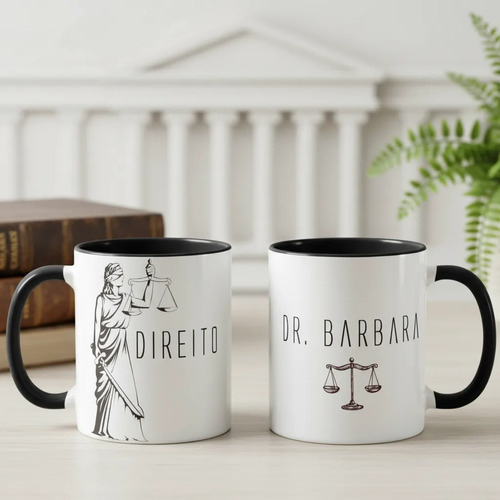 Caneca Direito Profissão Advogado Presente Advocacia - Profissões (Advogado(a))