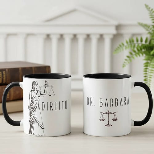 Caneca Direito Profissão Advogado Presente Advocacia - Profissões (Advogado(a))