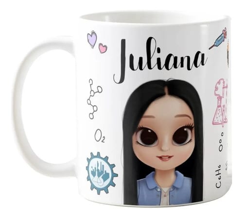 Caneca Presente Engenheiro Químico Profissão Engenharia - Profissões (Engenheiro(a))