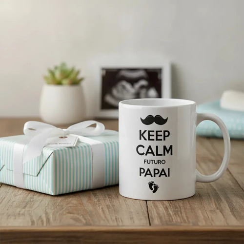 Caneca Revelação Gravidez Futuro Papai