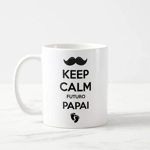 Caneca Revelação Gravidez Futuro Papai