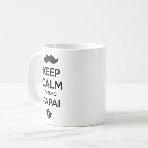 Caneca Revelação Gravidez Futuro Papai