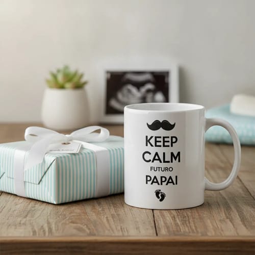 Caneca Revelação Gravidez Futuro Papai