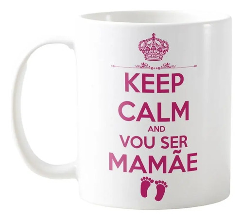 Caneca Gravidez Futura Mamãe - Anúncio de Gravidez (Mãe/Gestante)