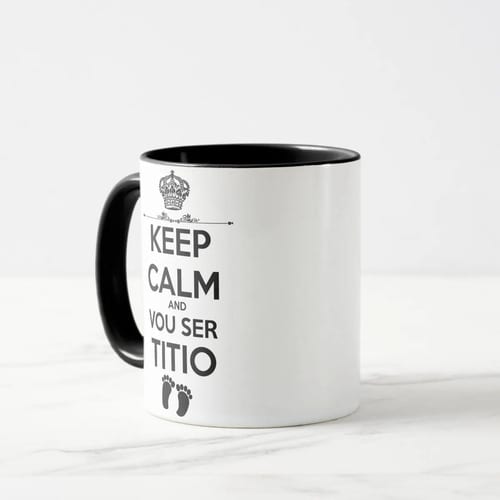 Caneca Presente Criativo para Revelar Gravidez Tio Titio