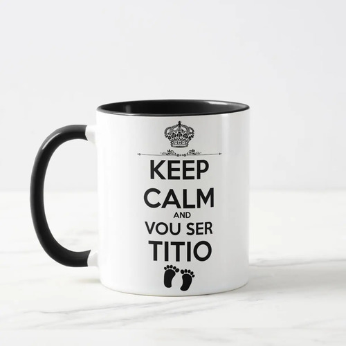 Caneca Presente Criativo para Revelar Gravidez Tio Titio