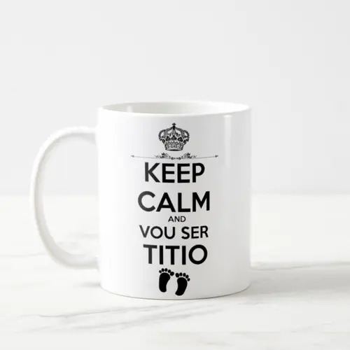 Caneca Presente Revelação de Gravidez para Futuro Titio