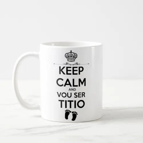 Caneca Presente Revelação de Gravidez para Futuro Titio