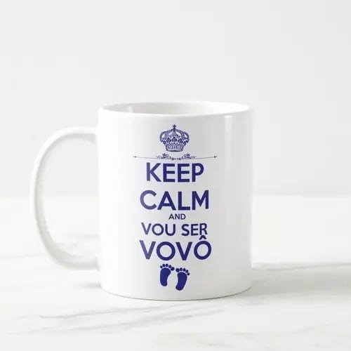 Caneca Presente Surpresa Revelação Gravidez Futuro Avô