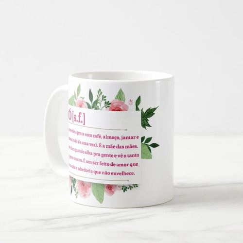 Caneca Presente Criativo Avó Vovó Significado Afetivo