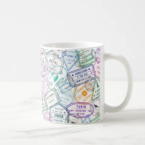 Caneca Turismo Presente Criativo Apaixonados Por Viagem