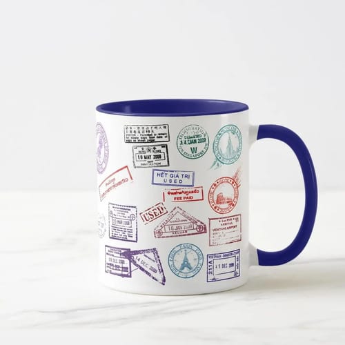Caneca Viagem Viajar Enriquece a Alma