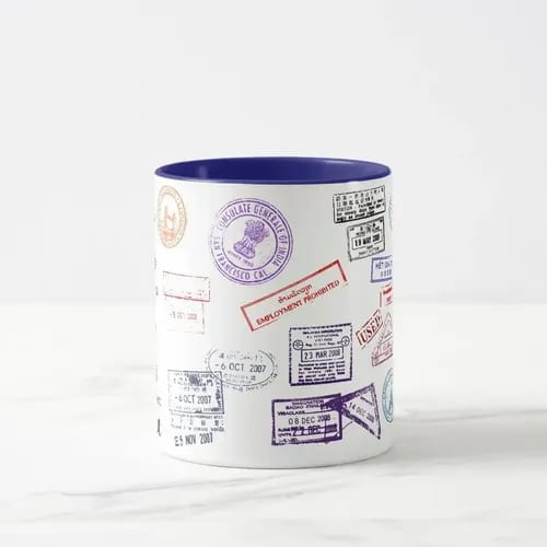 Caneca Viagem Viajar Enriquece a Alma